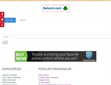 Tablet Screenshot of belesim.com